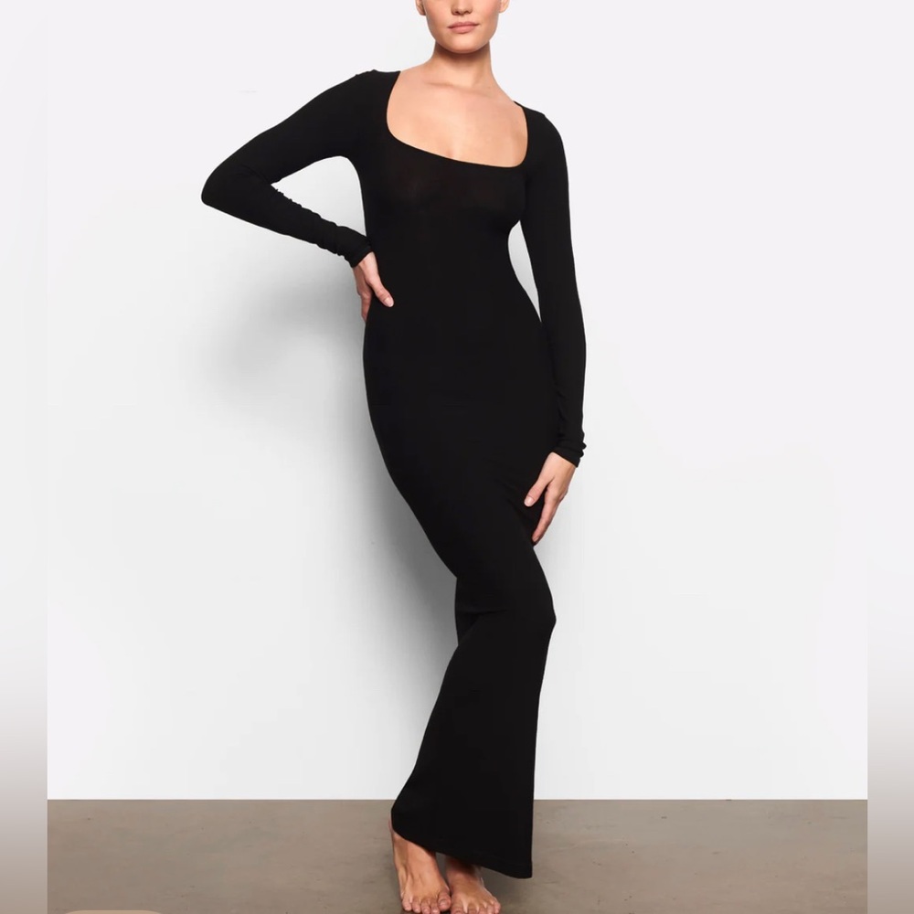 NWOT - SKIMS Black BodyCon Dress (Size XS)